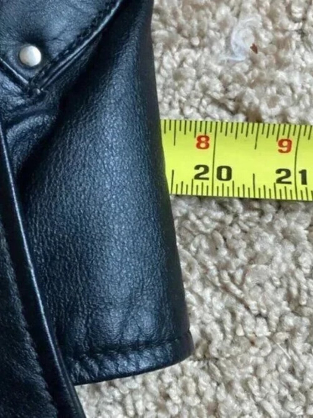 Vintage Harley Davidson Leather Jacket Size Medium Biker Moto Motorcycle - Picture 12 of 14